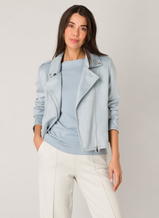 Yest Blue Suede Jacket
