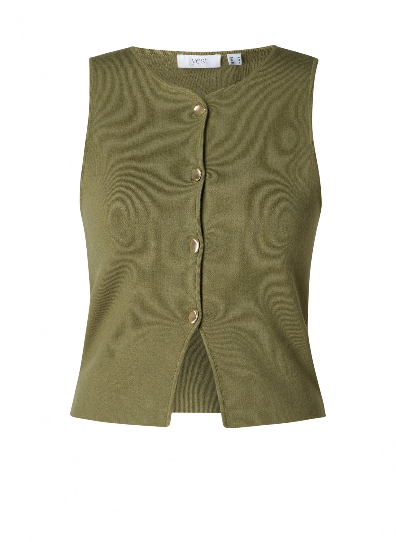 Yest Olive Knit Vest