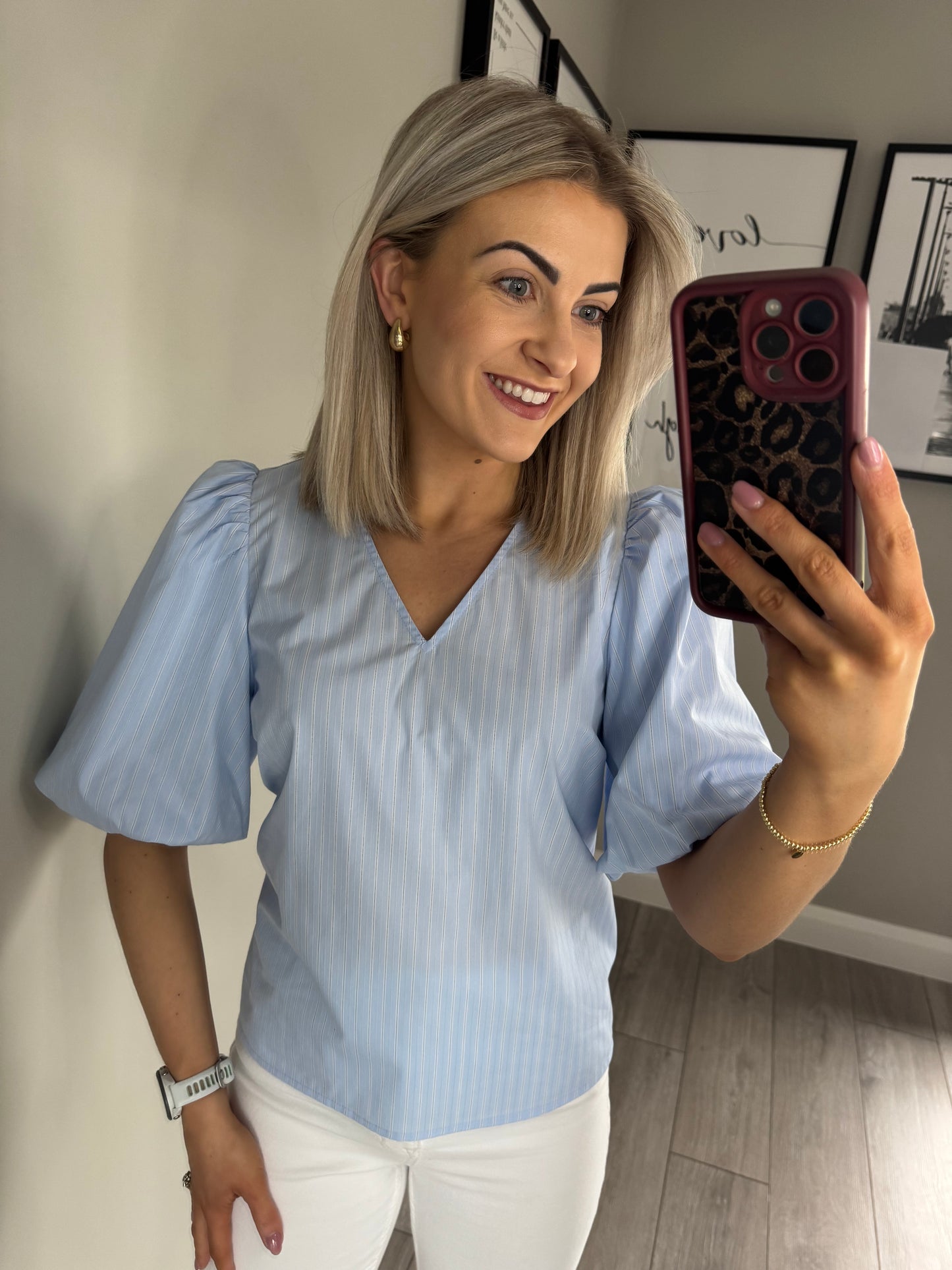 Kaffe KAjosie Blue Blouse