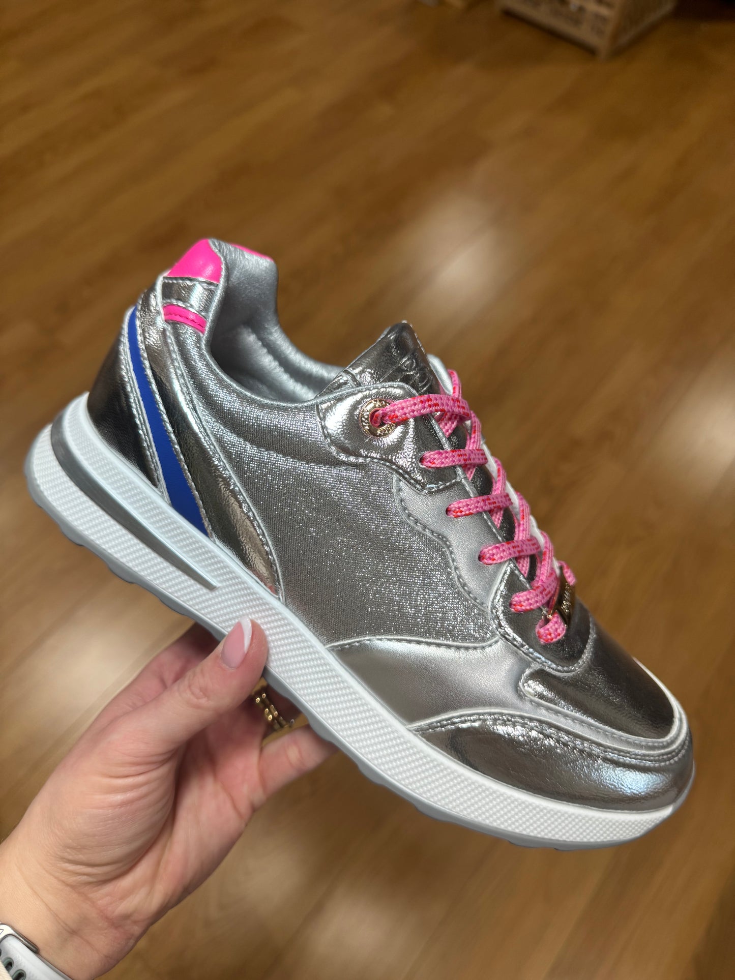 Tommy Bowe for Her Barley Chrome Sparkle Trainer