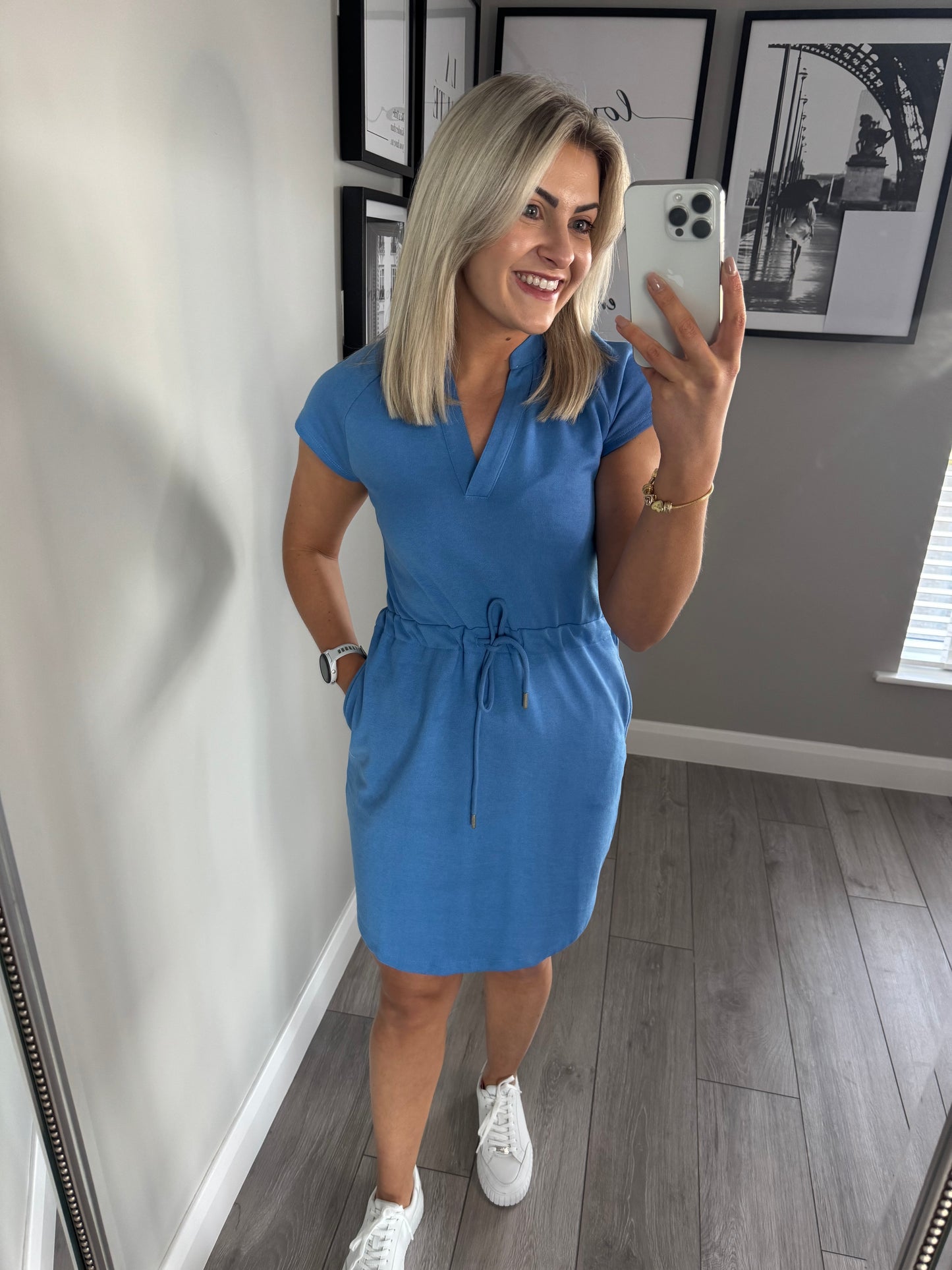 Relax & Renew Ivy Cornflour Blue Dress