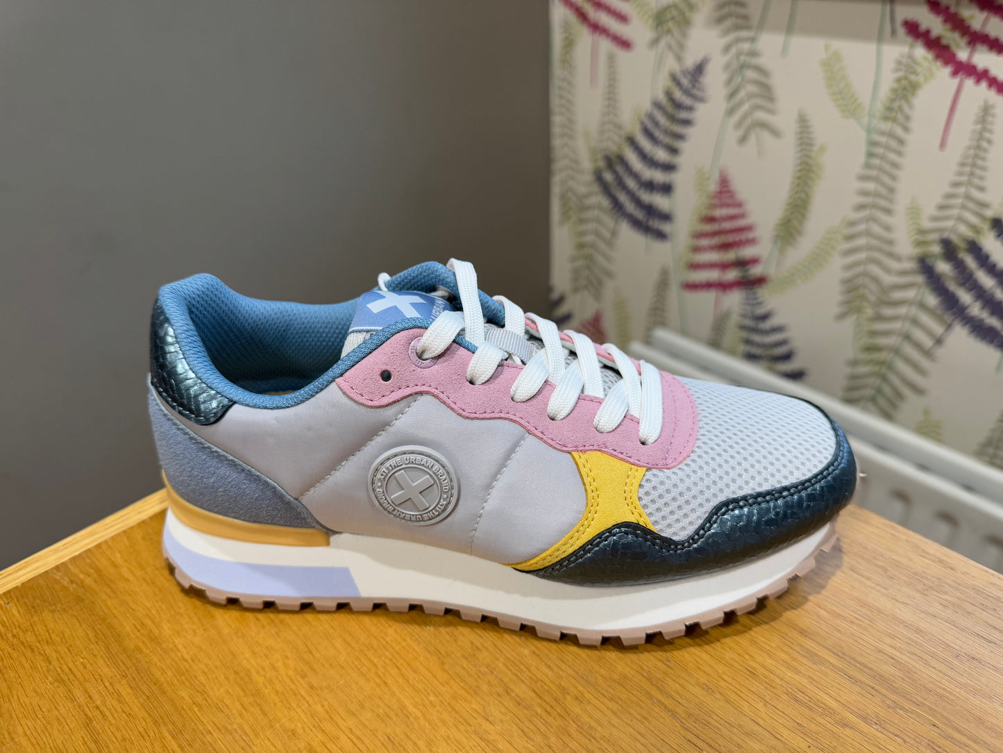 XTI Denim Multi Knit Trainer