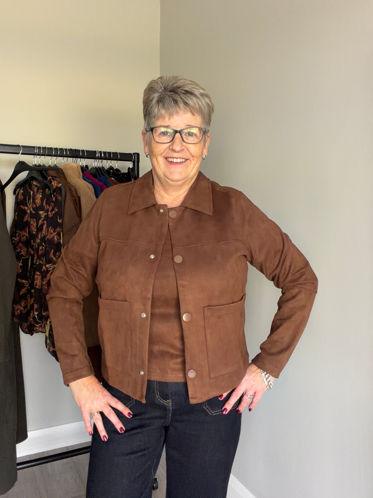 Brown Suede Jacket