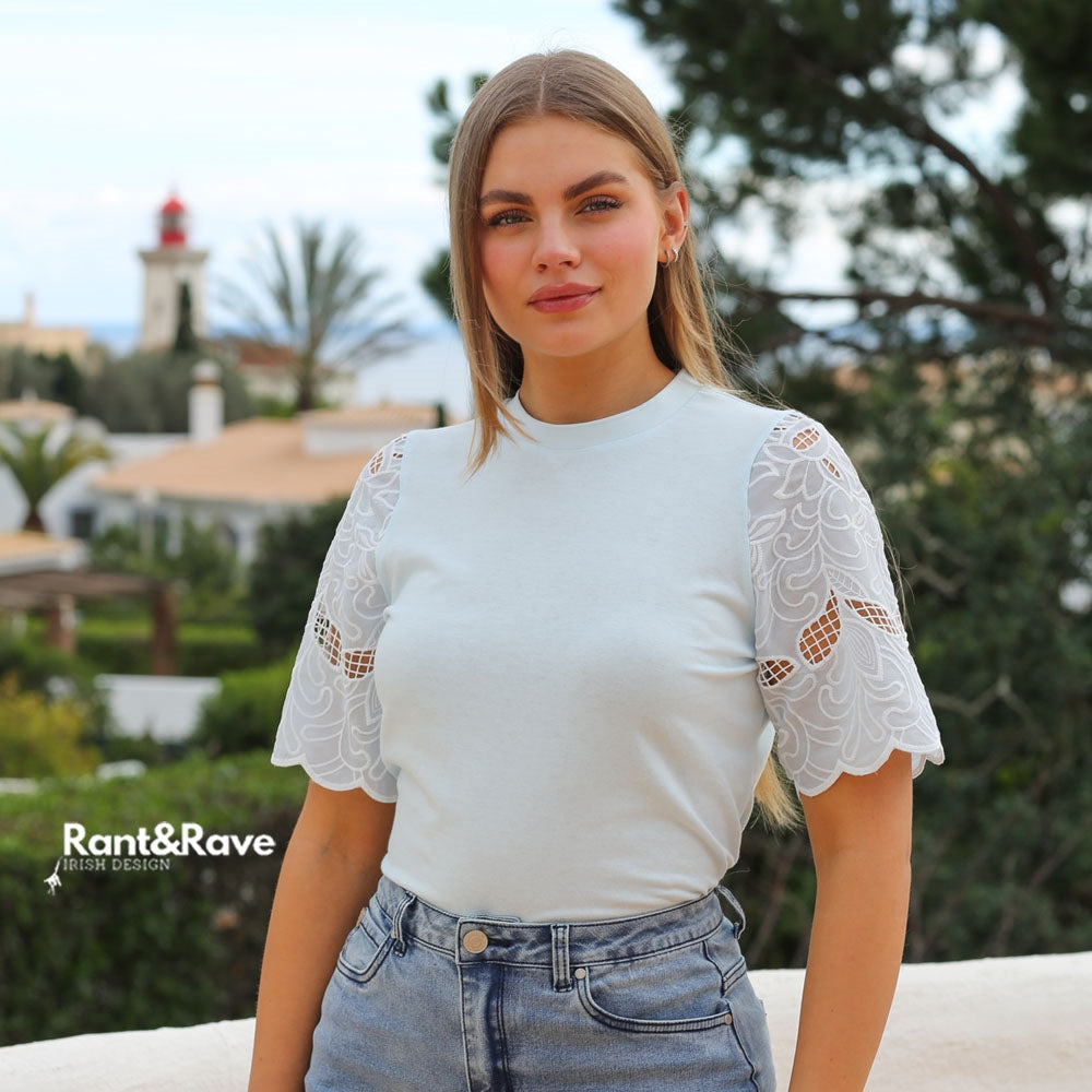 Rant & Rave Kay Blue Top