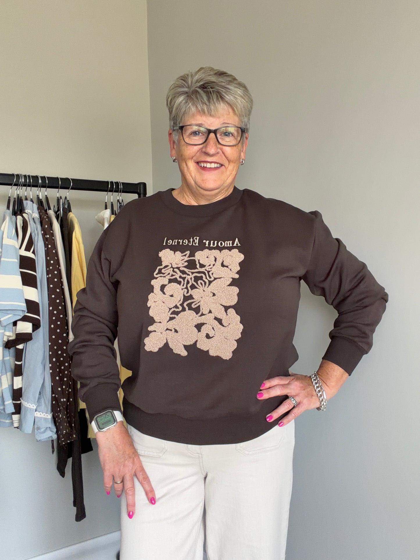 Kaffe KAroseanne Coffee Bean Sweat