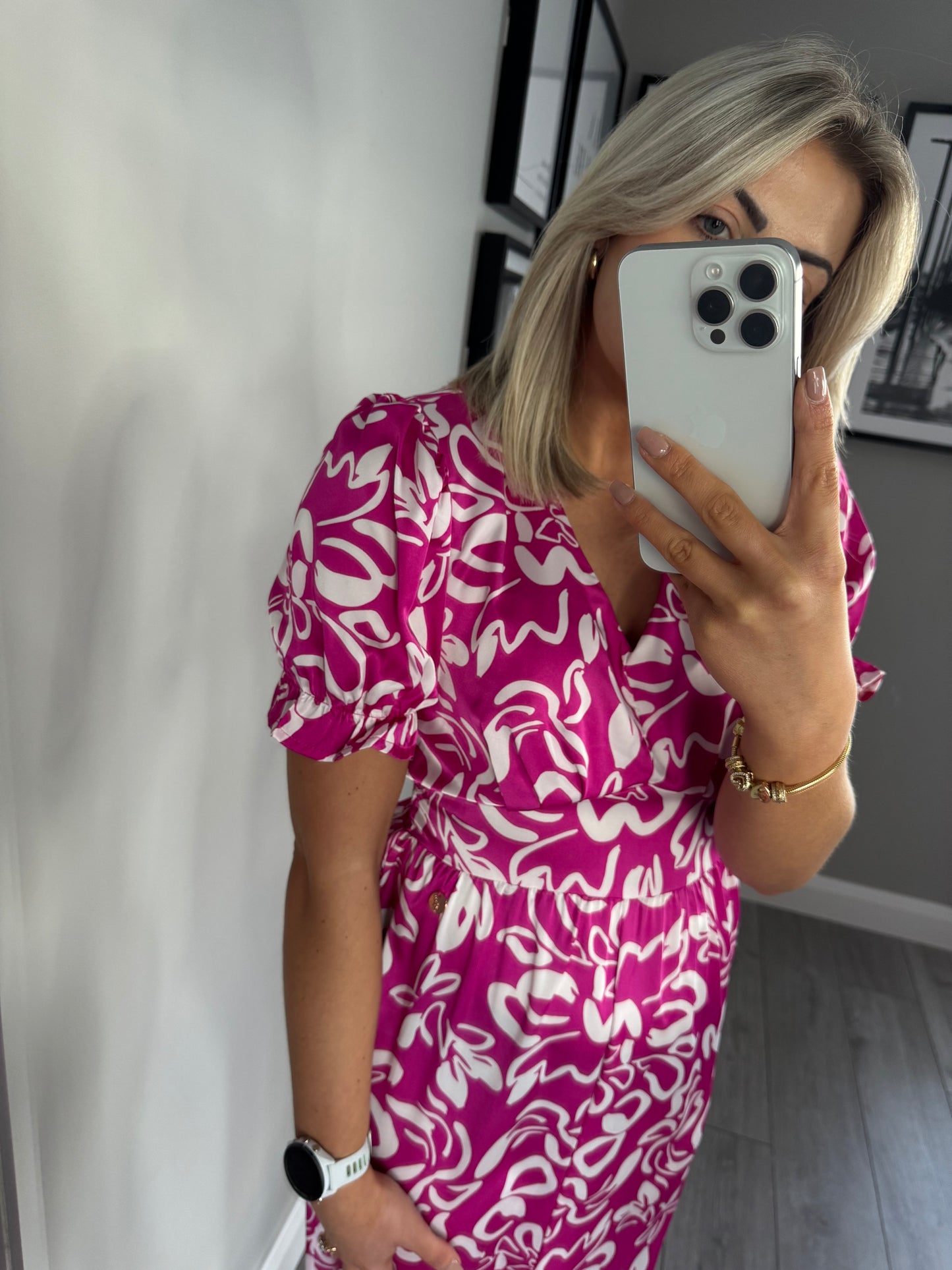 Rant & Rave Ingrid Pink Dress