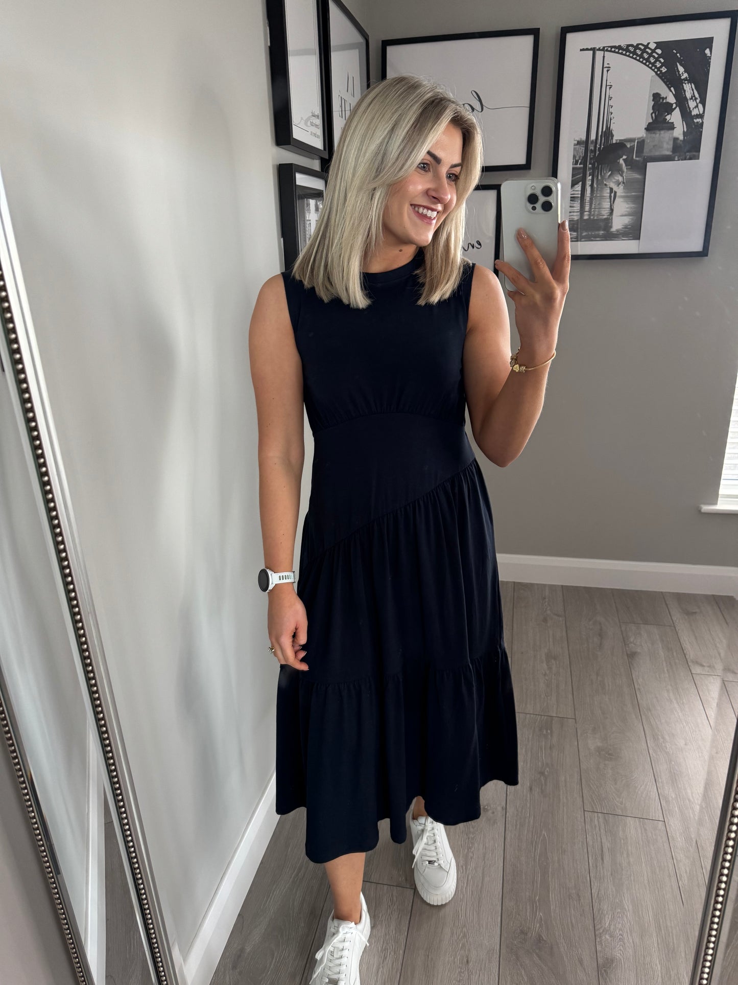 Relax & Renew Sarah Navy Dress