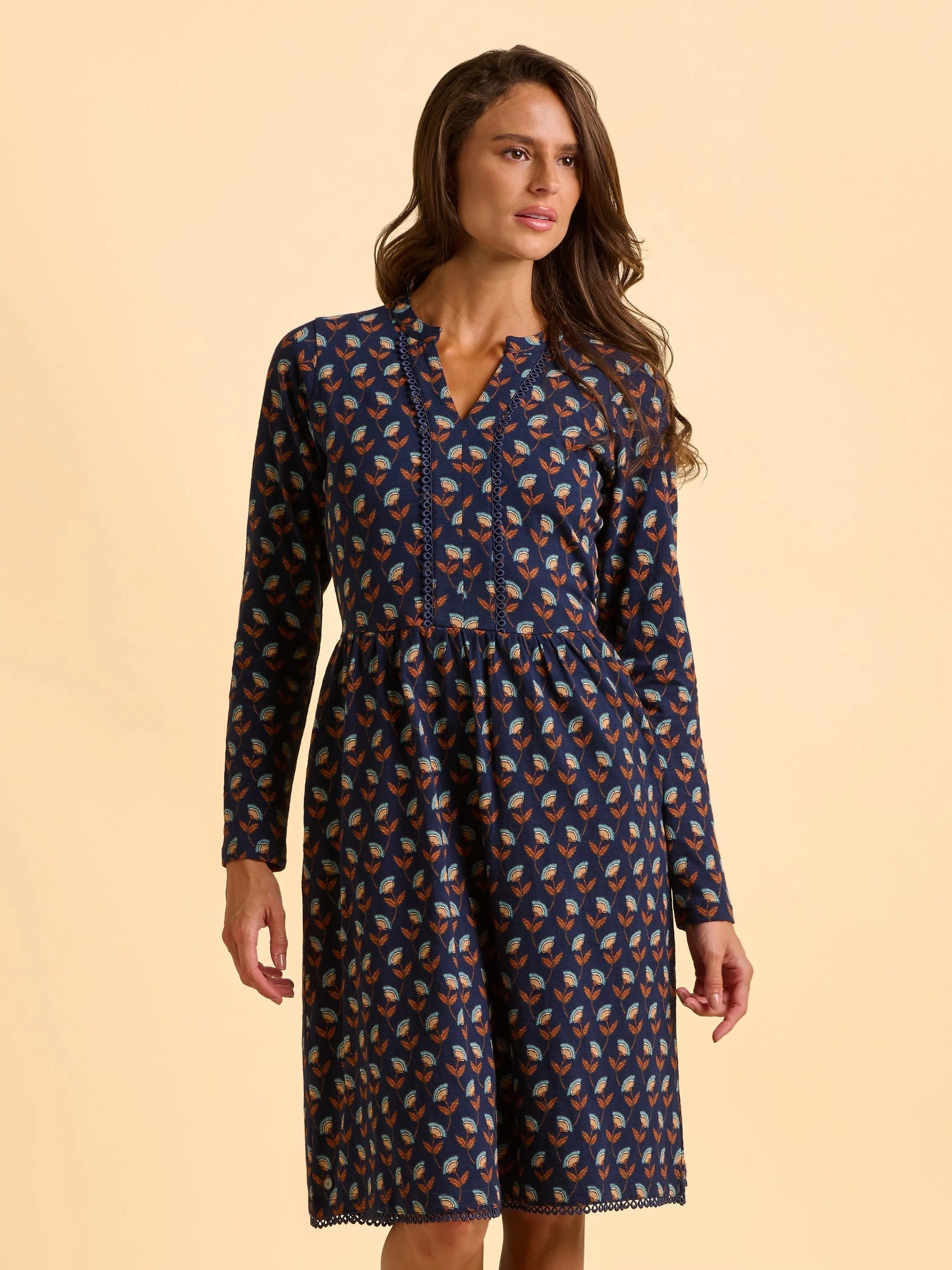 Brakeburn Rowan Navy Dress