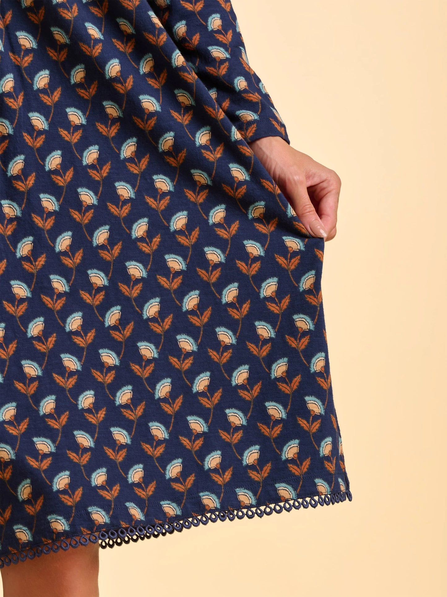 Brakeburn Rowan Navy Dress