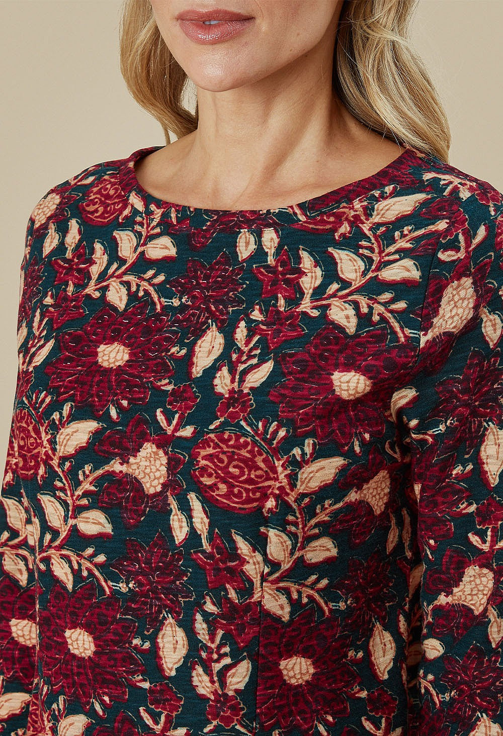 Adini Narita Teal Winter Garden Dress