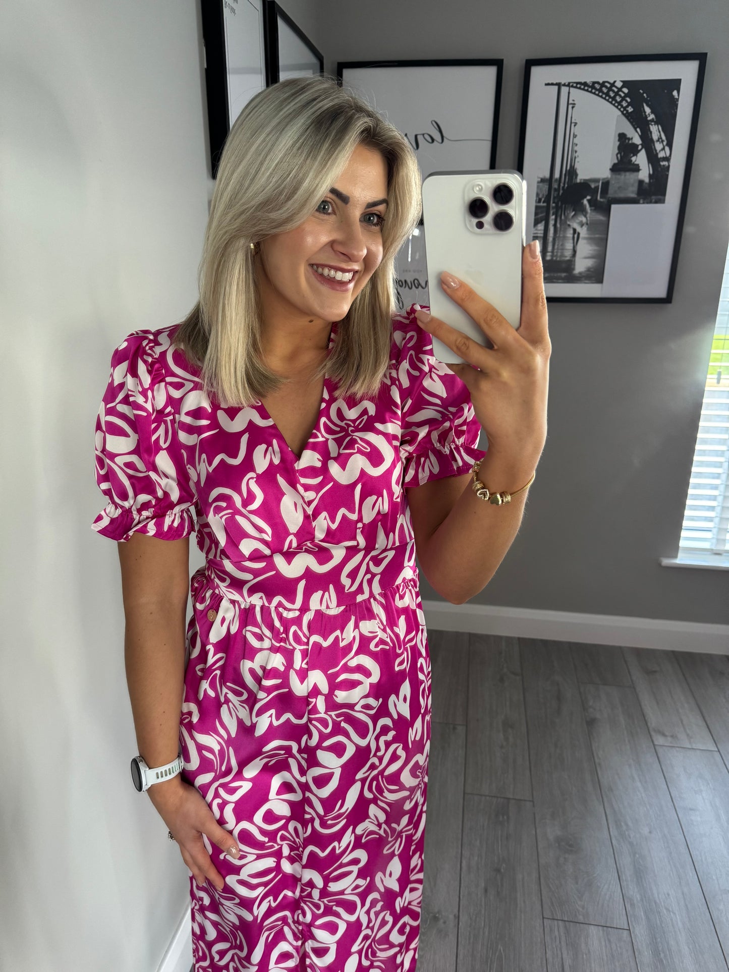 Rant & Rave Ingrid Pink Dress