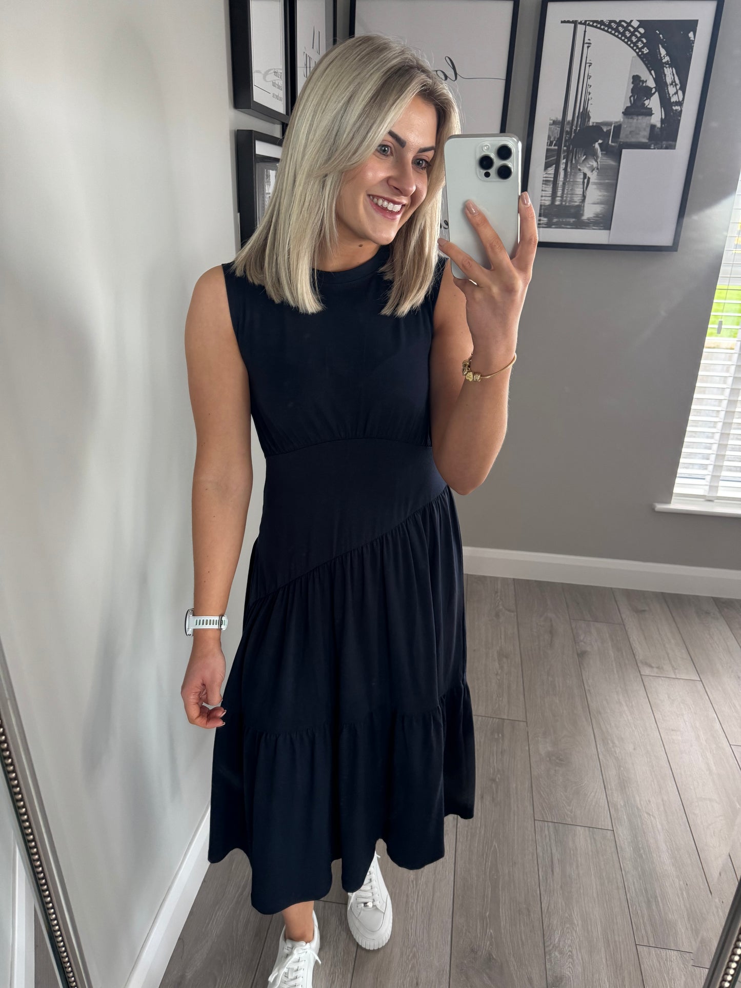 Relax & Renew Sarah Navy Dress