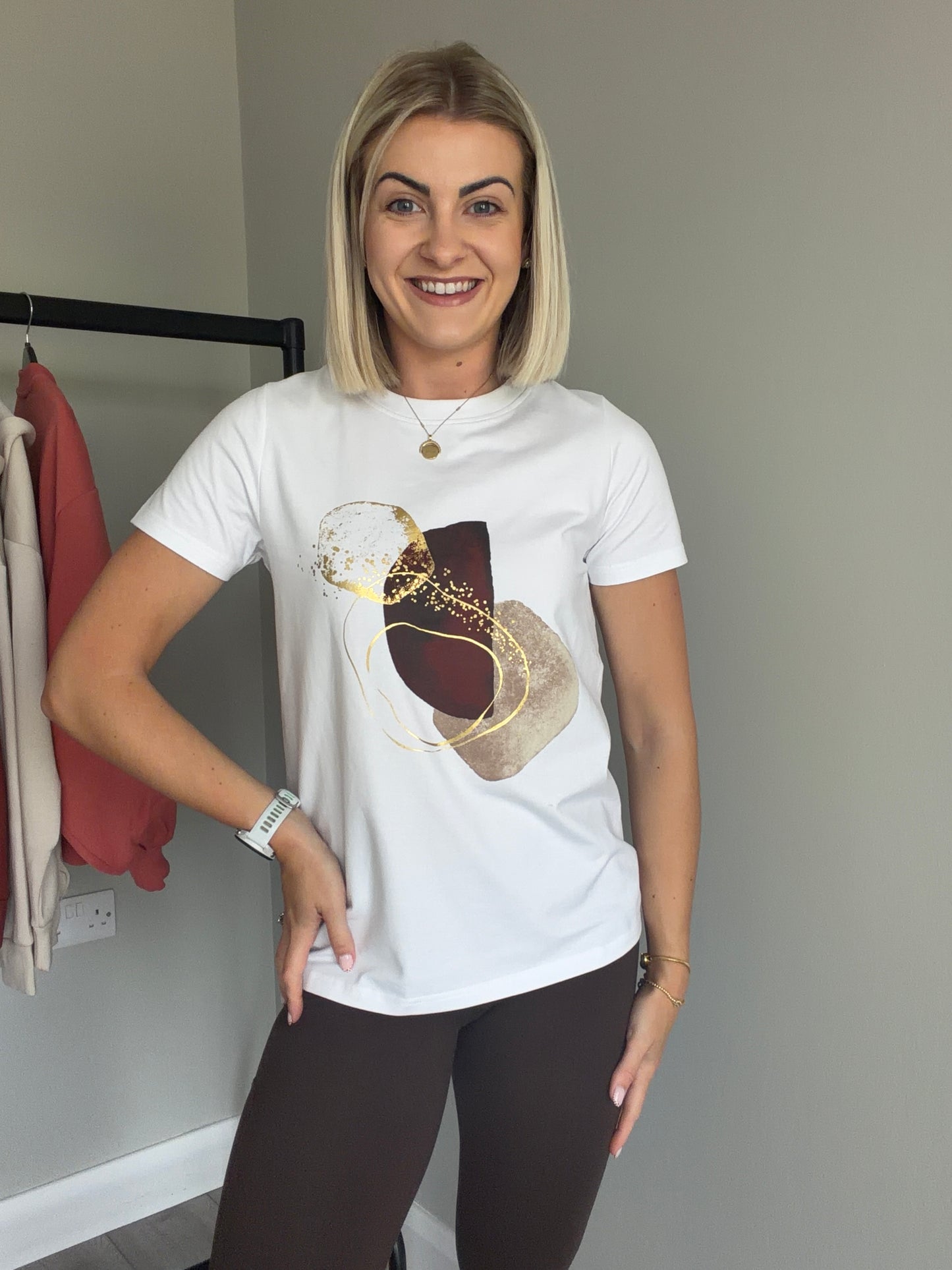 Relax & Renew Rosalie White Tee
