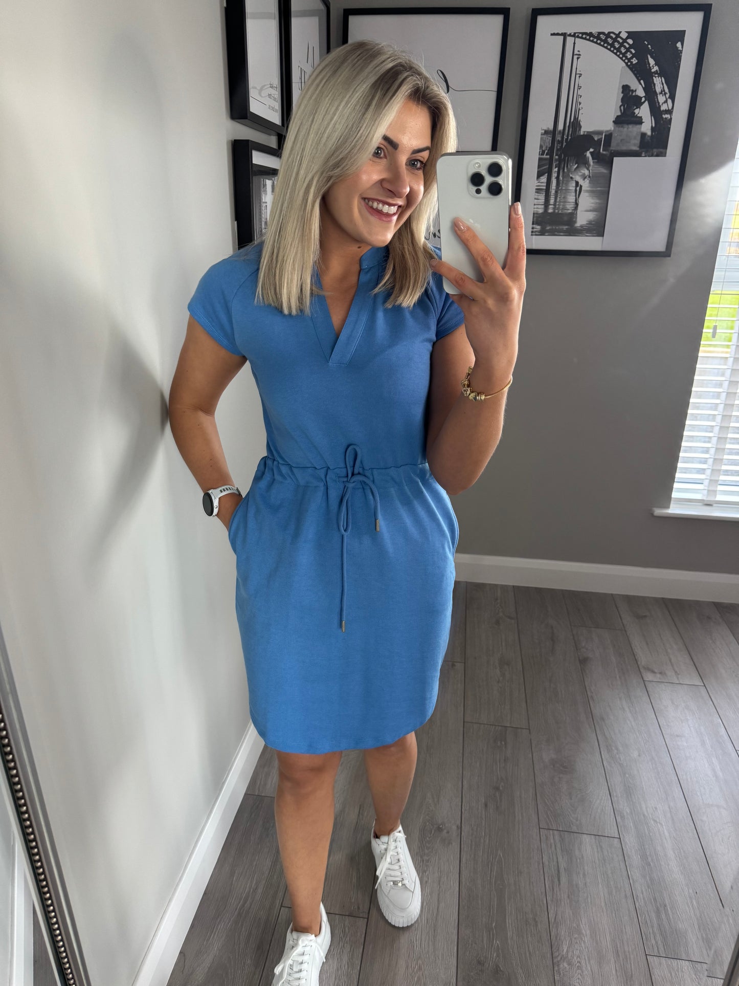 Relax & Renew Ivy Cornflour Blue Dress