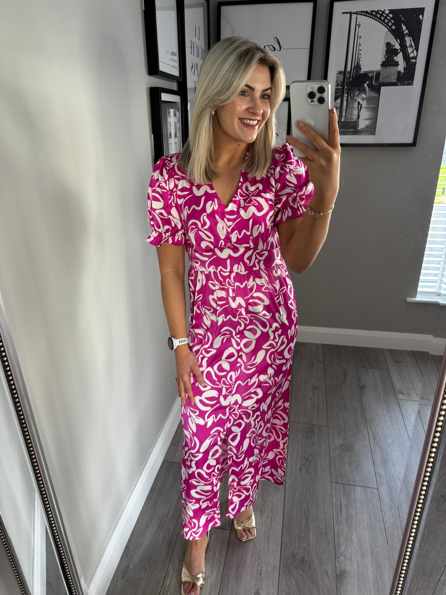 Rant & Rave Ingrid Pink Dress