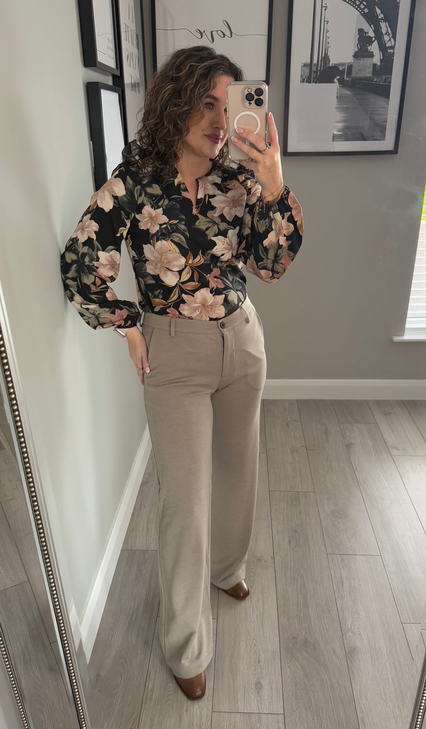 Freequent Beige Trouser