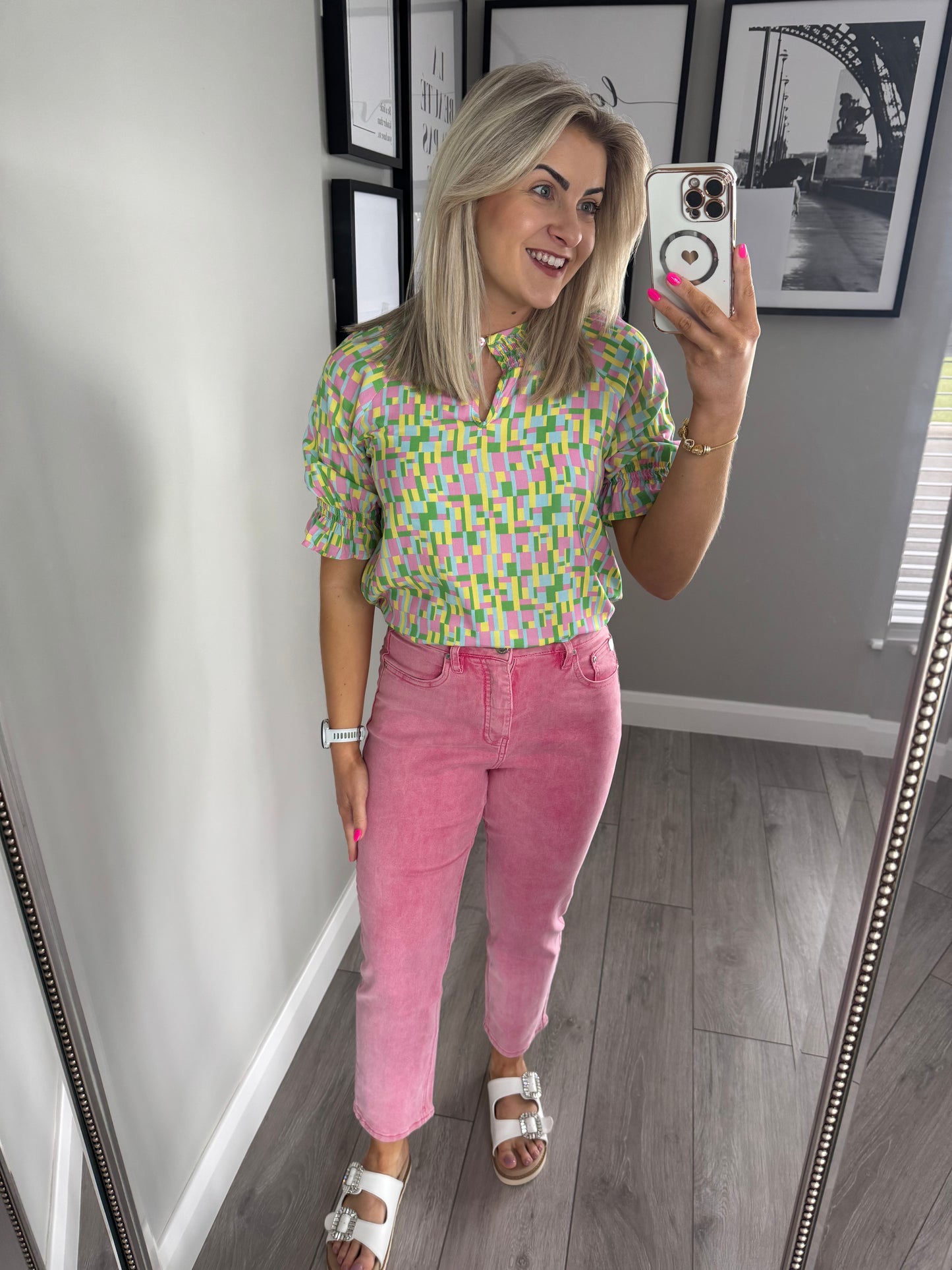 Rant & Rave Melanie Pink Mom Jean