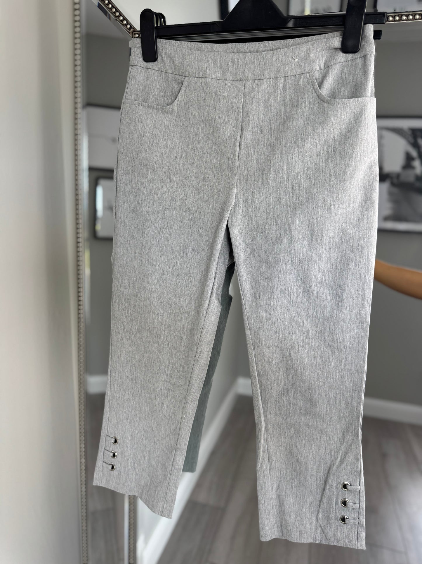 Pinns Silver Bengaline Diamanté Crops