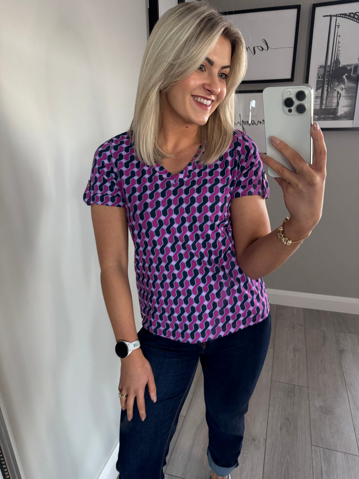 Relax & Renew Sophie Navy Tee