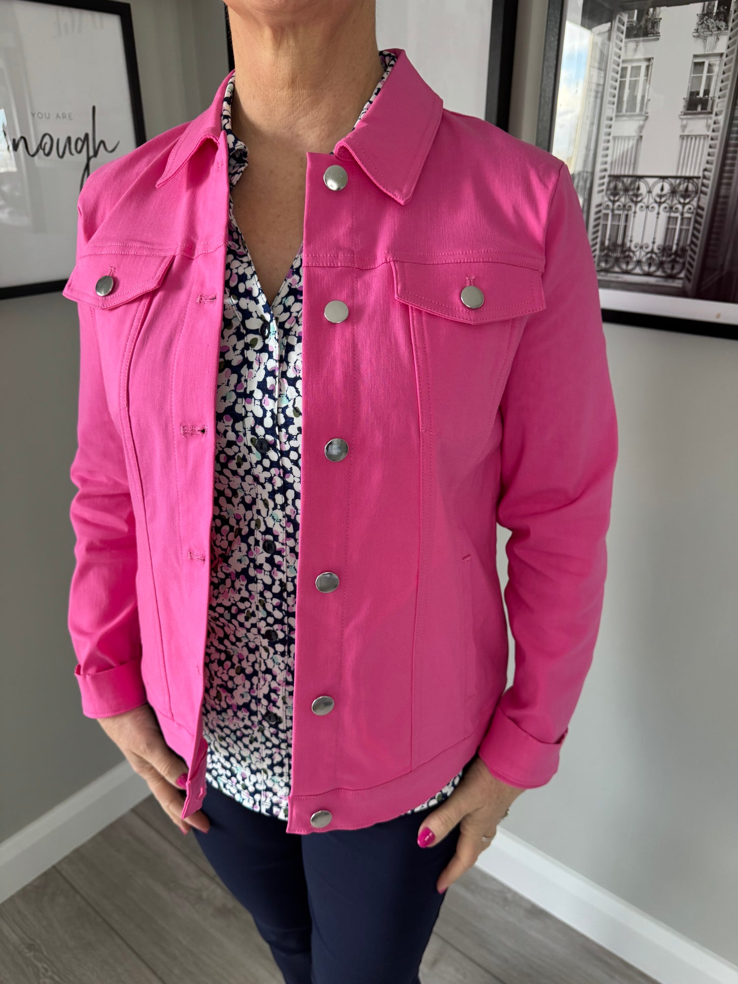 Emreco Pink Bengaline Jacket