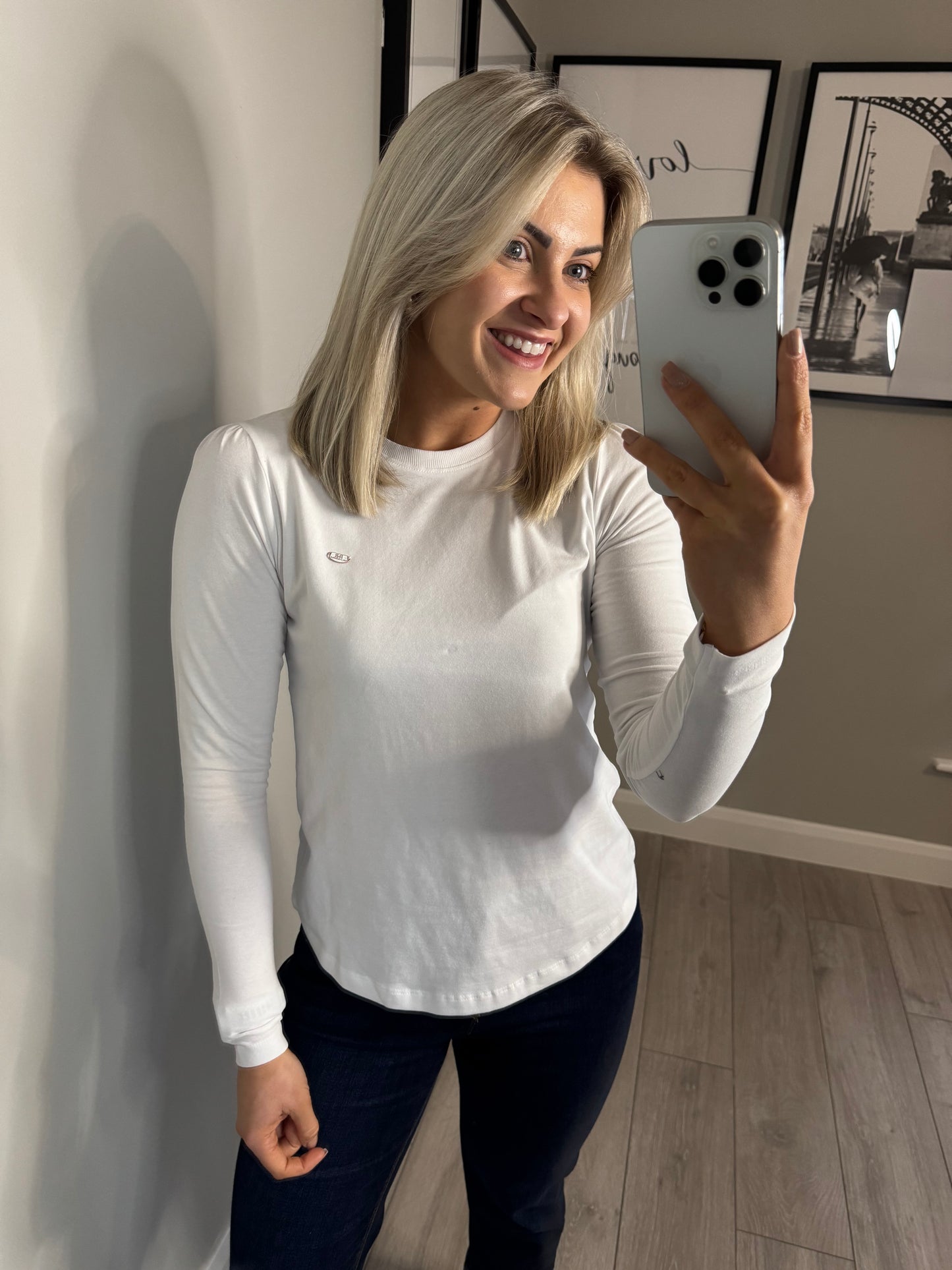 Relax & Renew Ella White Tee