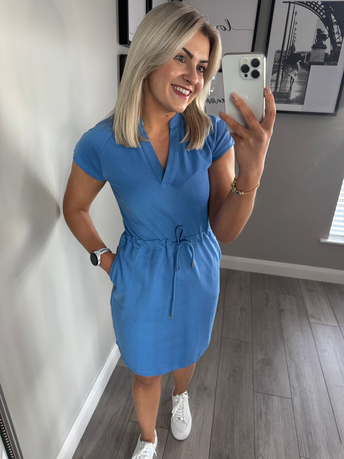 Relax & Renew Ivy Cornflour Blue Dress