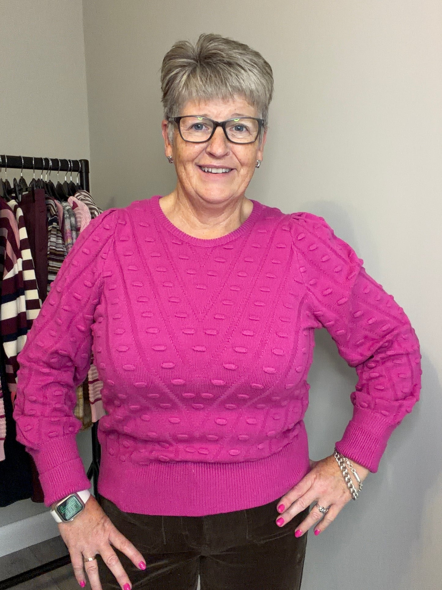 B.Young BYmanina Fuchsia Jumper
