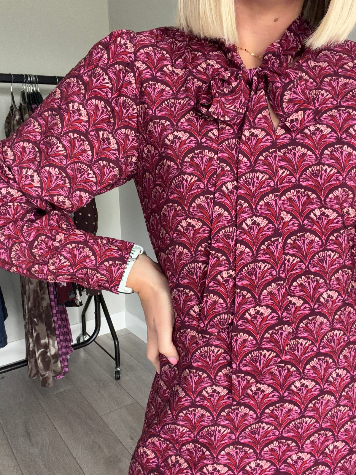 Rant & Rave Annabelle Burgundy Reef Dress