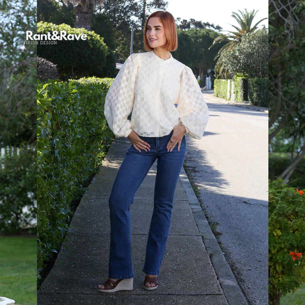 Rant & Rave Clodagh Mid Blue Bootcut Jean