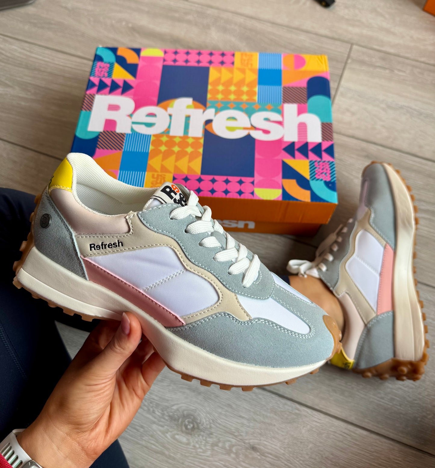 Refresh Denim Multi Trainer