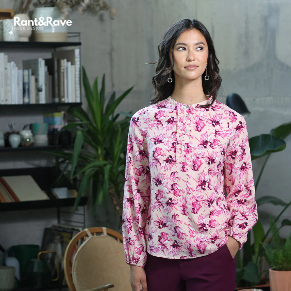 Rant & Rave Ebony Pink Top