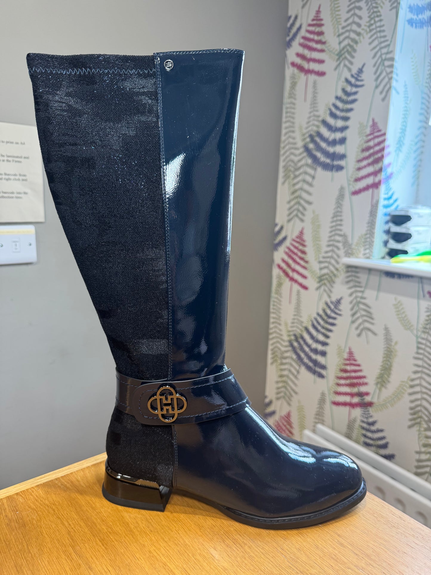 Zanni & Co Bekasi Cobalt Knee Boot