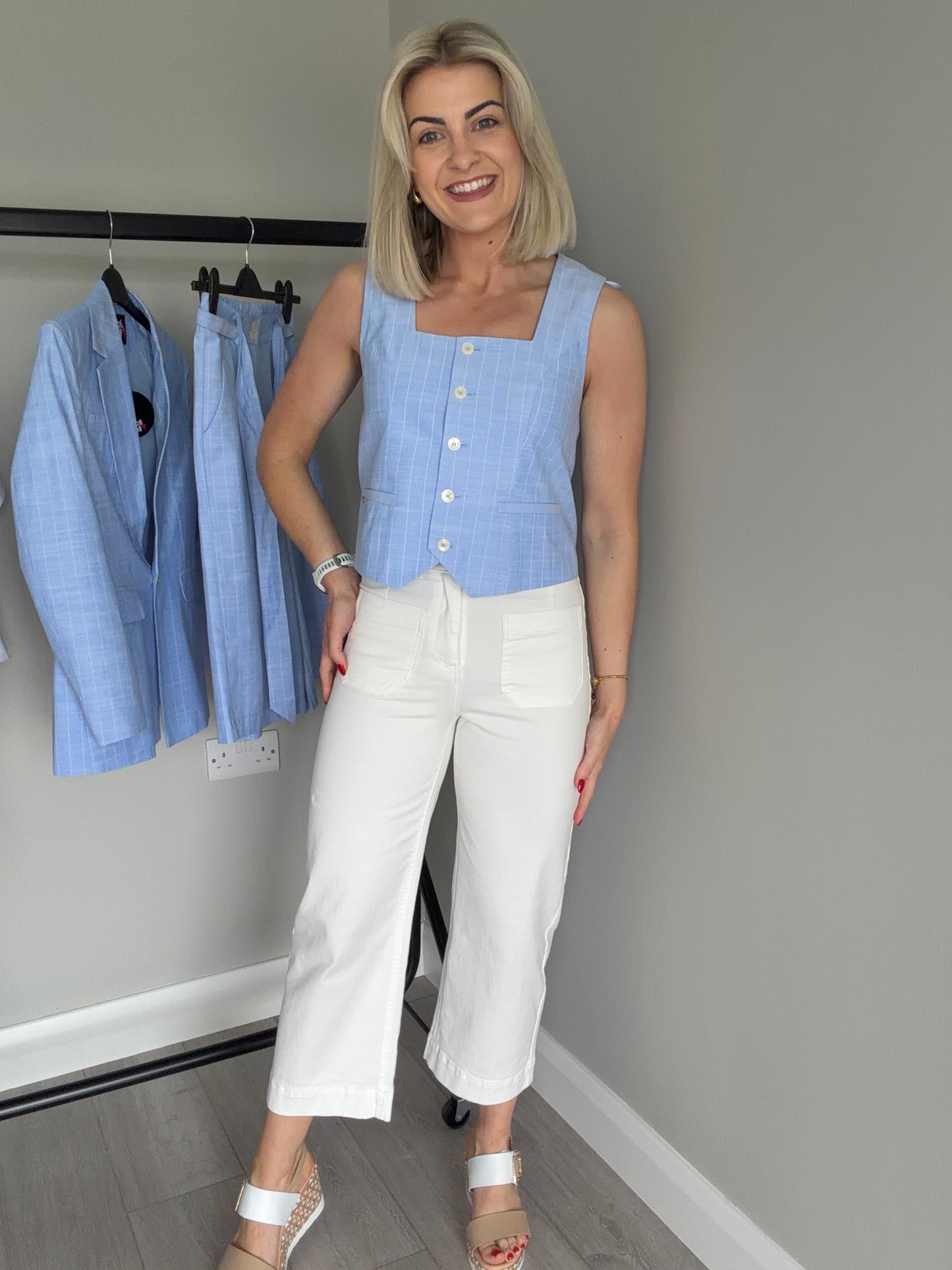 Rant & Rave Edlyn Sky Waistcoat
