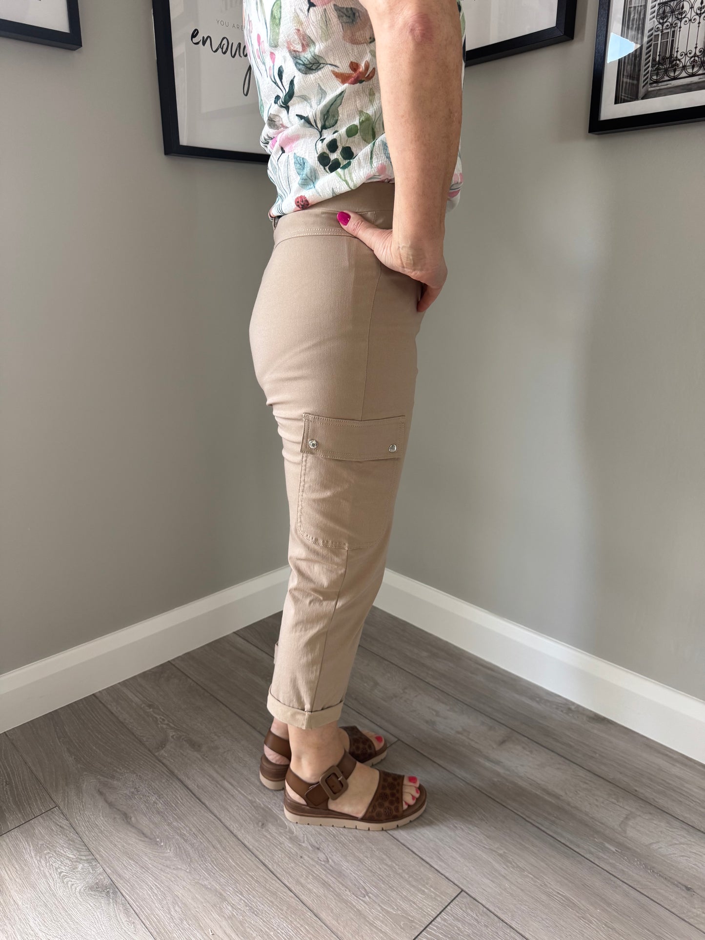 Classic Stone Bengaline Cargo Crop