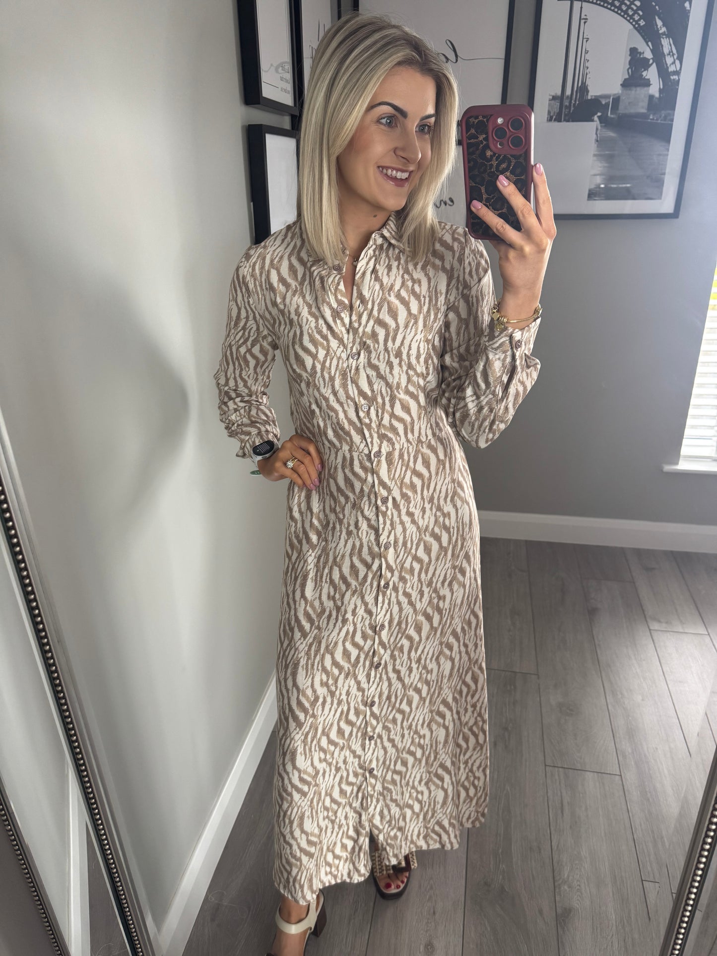 B.Young BYikaia Birch Shirt Dress