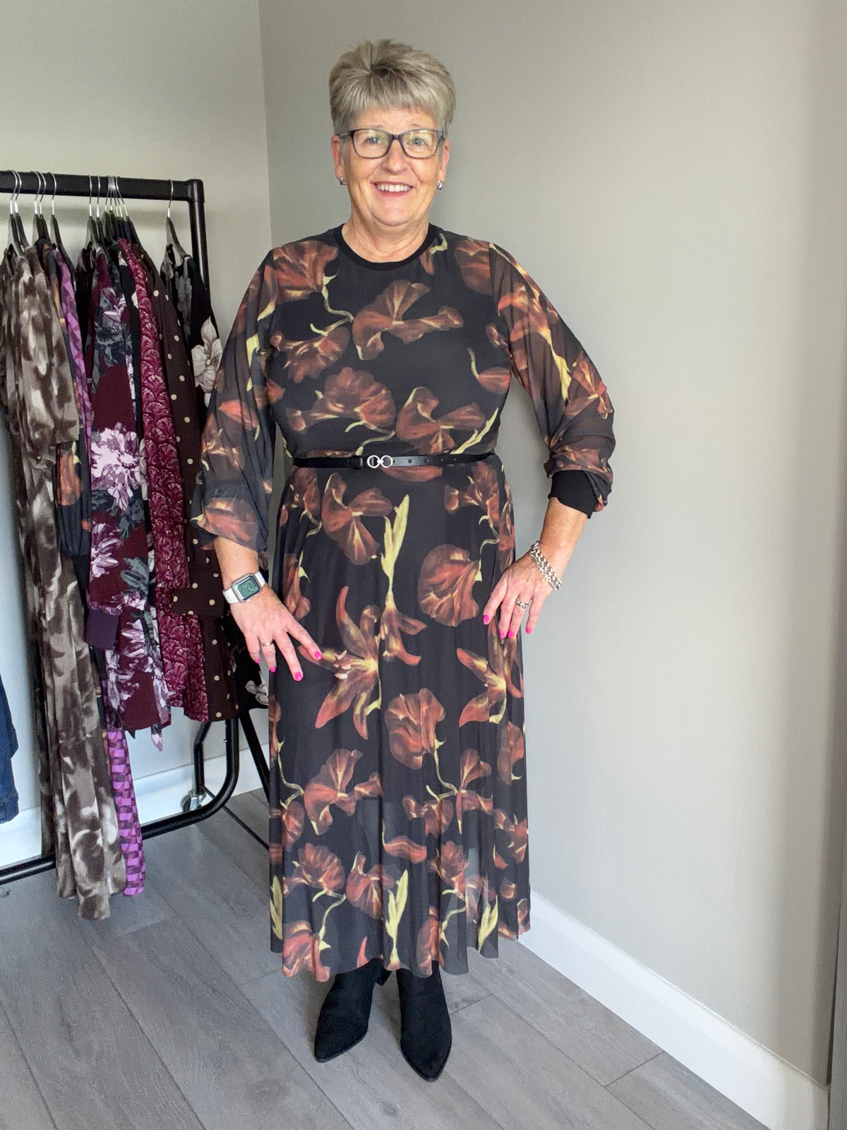 Rant & Rave Lillian Black Dress