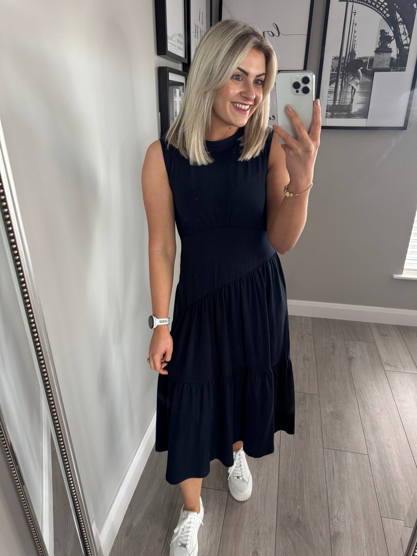 Relax & Renew Sarah Navy Dress