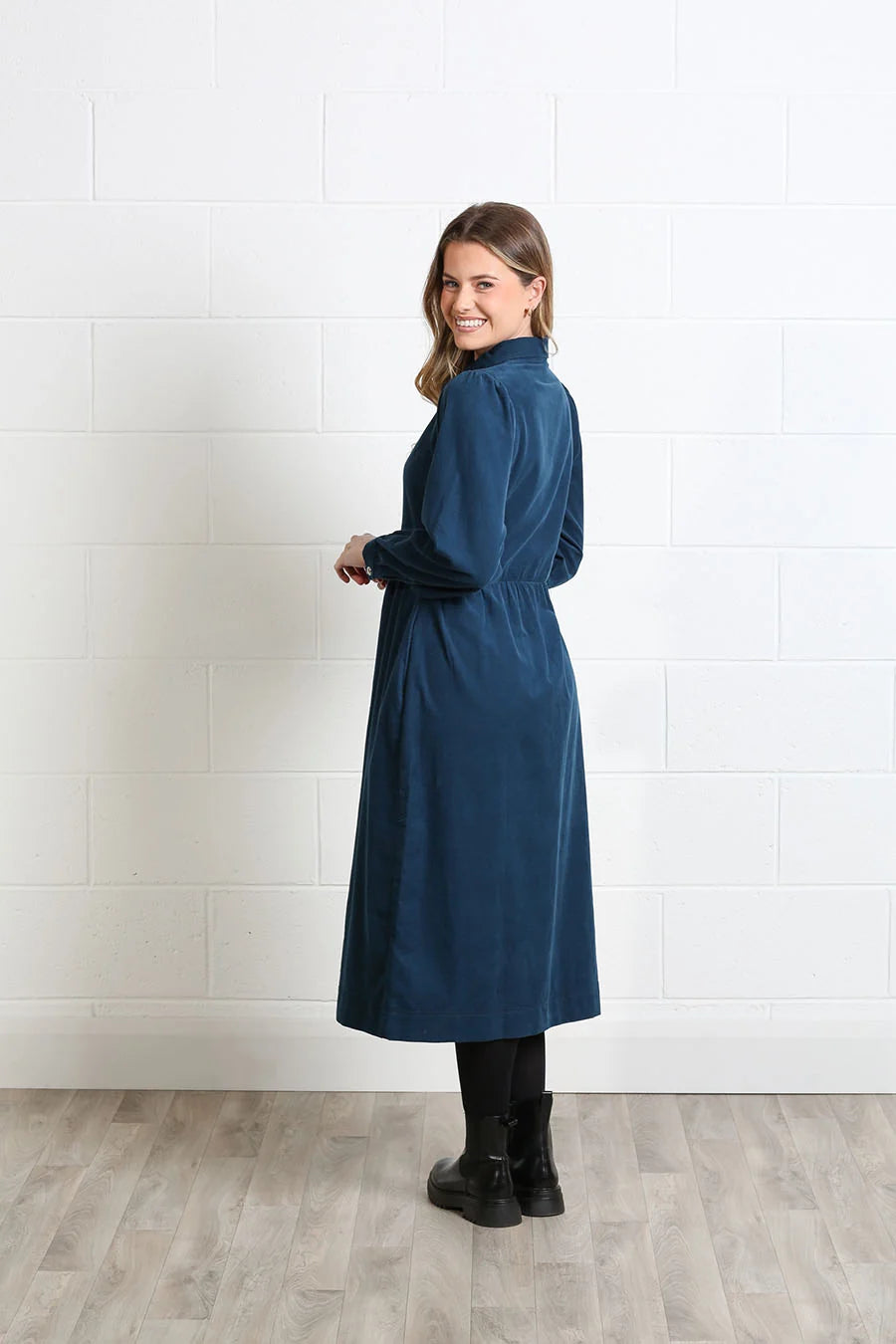 Rant & Rave Hazel Teal Shirt Dress