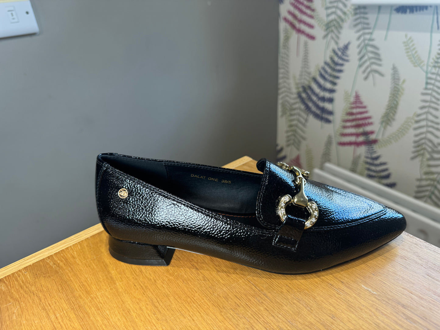 Zanni Dalat Black Patent Loafer