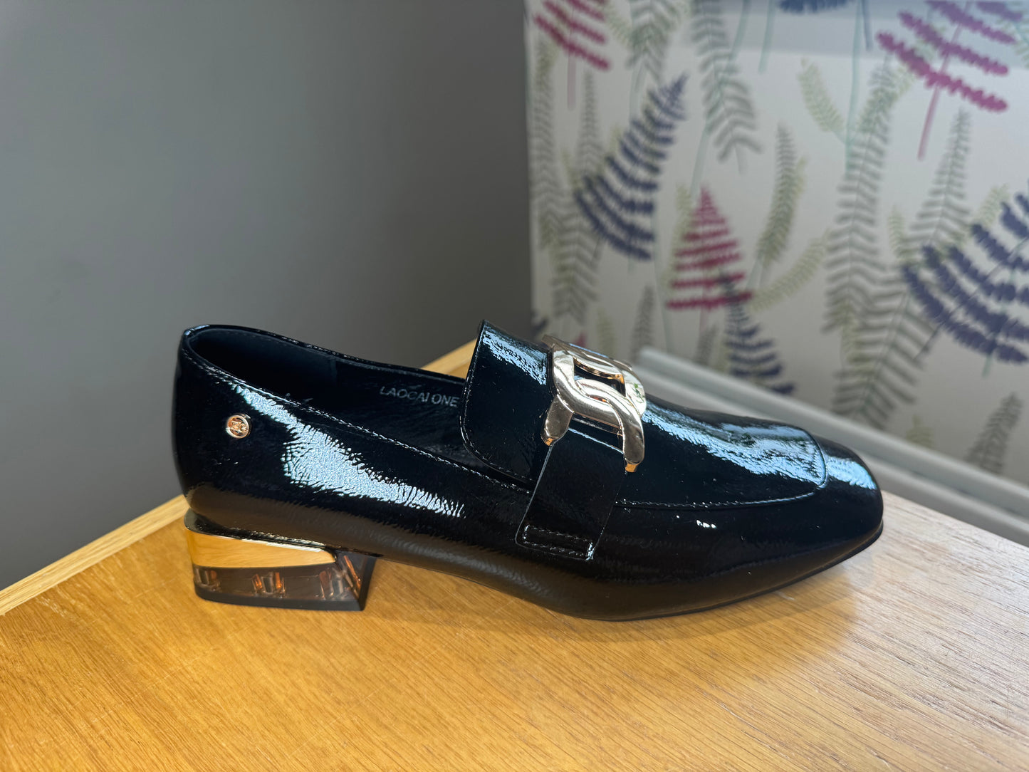 Zanni Laocai Ink Patent Loafer