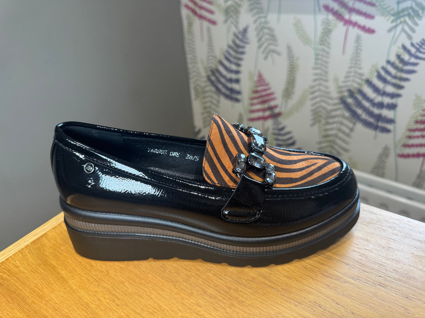 Zanni Tarsus Ink Tribe Wedge Loafer