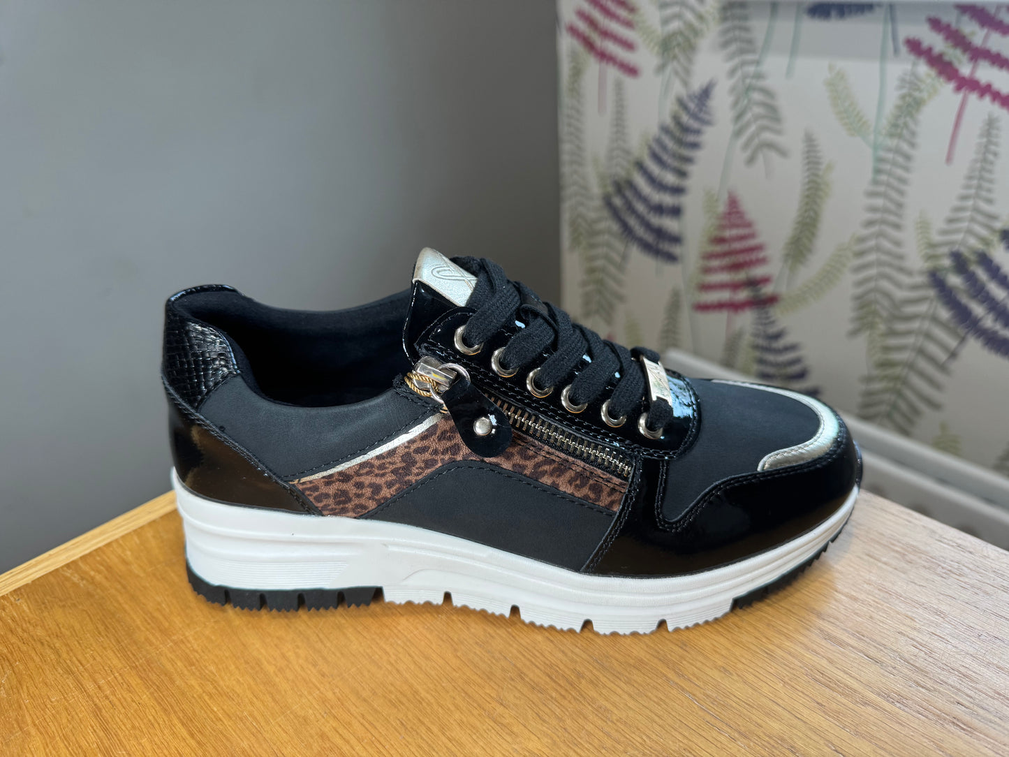 Lunar Kennedy Black/Leopard Trainer