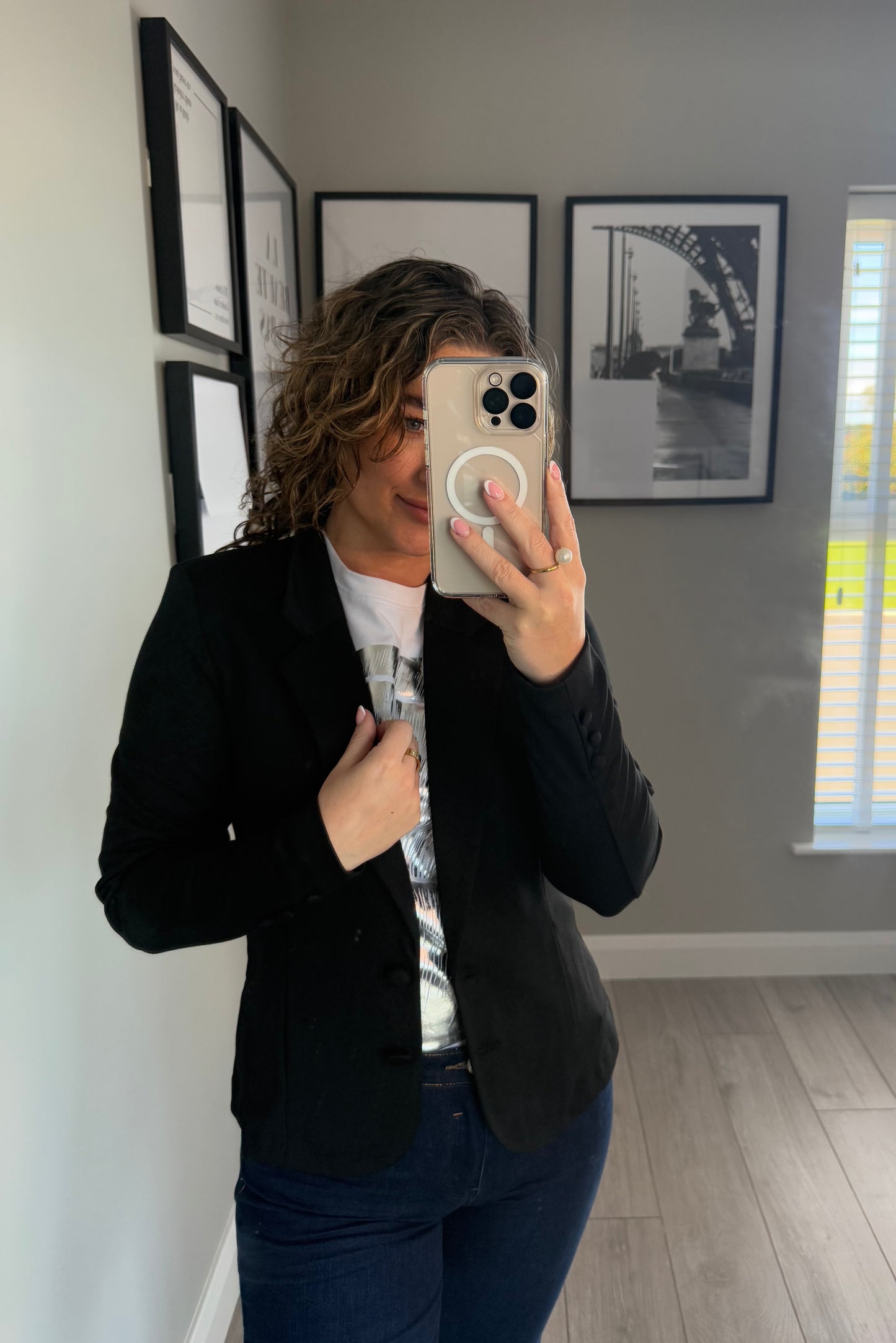 Freequent Black Blazer