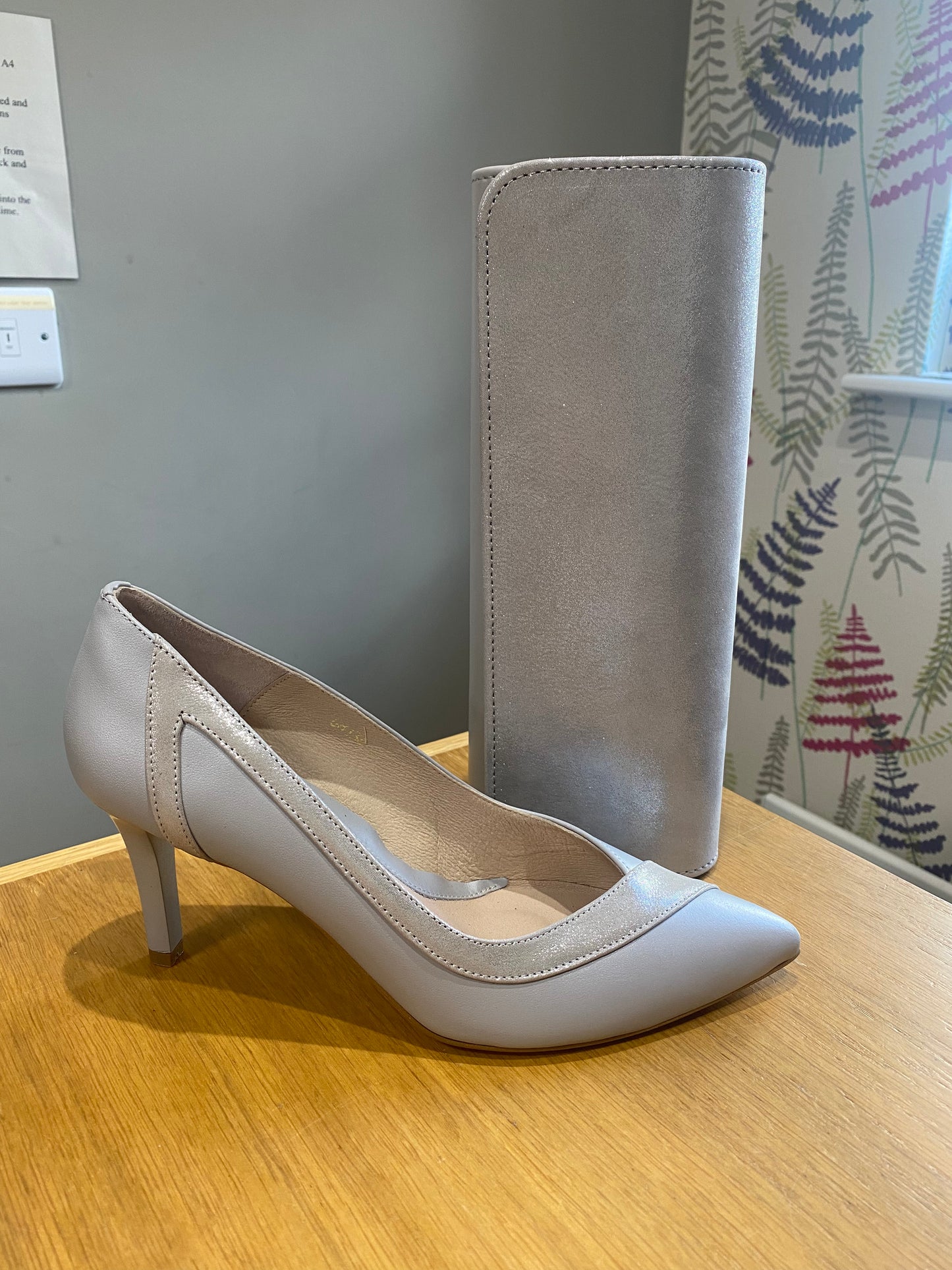 Emis Grey Scalloped Court