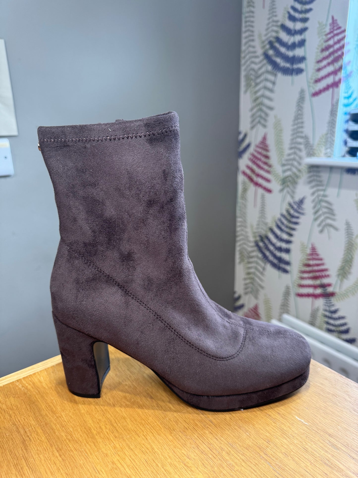 Rant & Rave Sofia Brown Sock Boot