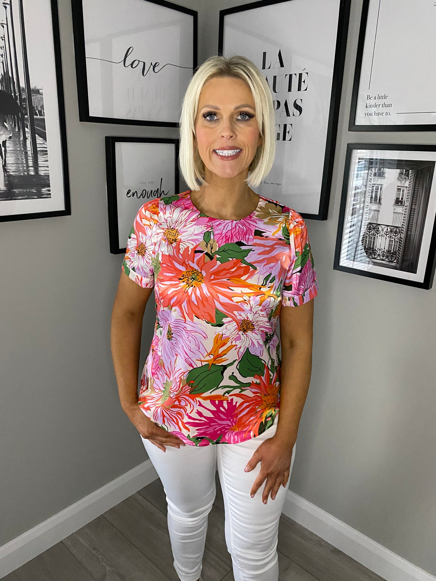 Rant & Rave April Pink Top