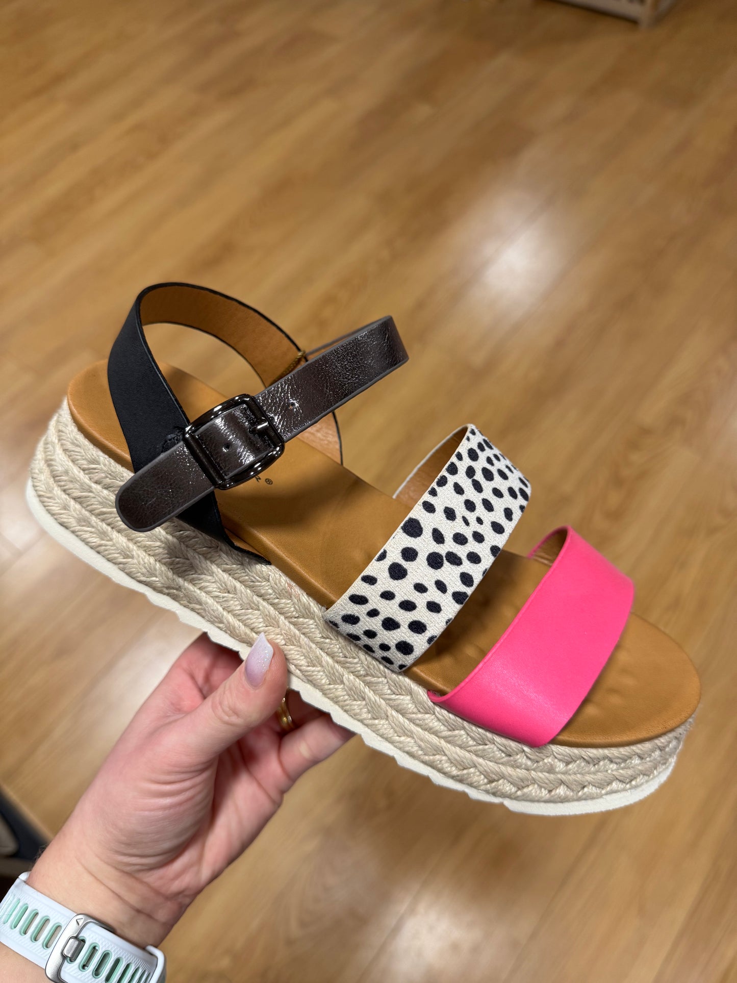 Lunar Summer Fuchsia Leopard Sandal
