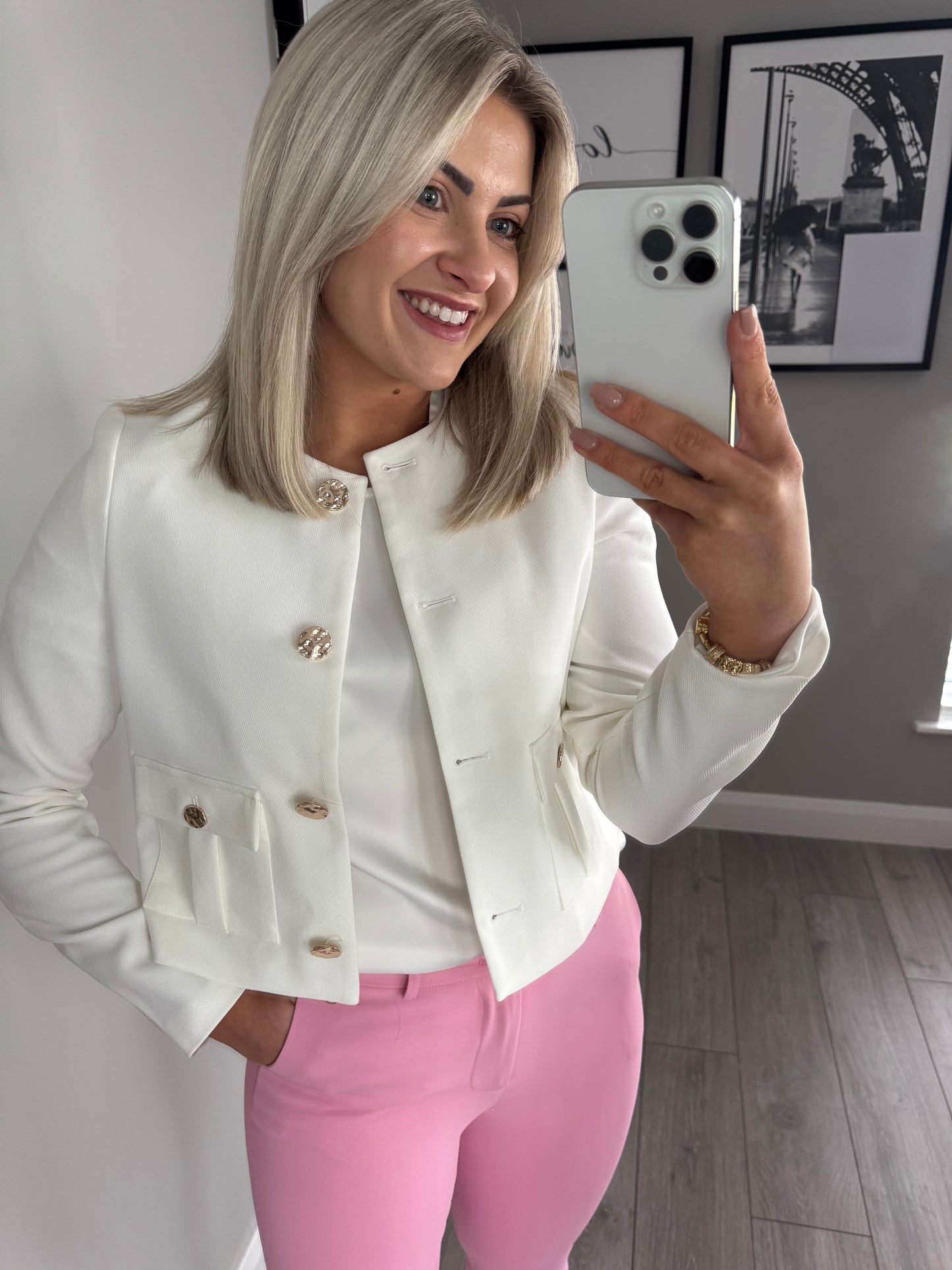 Rant & Rave Libby White Jacket