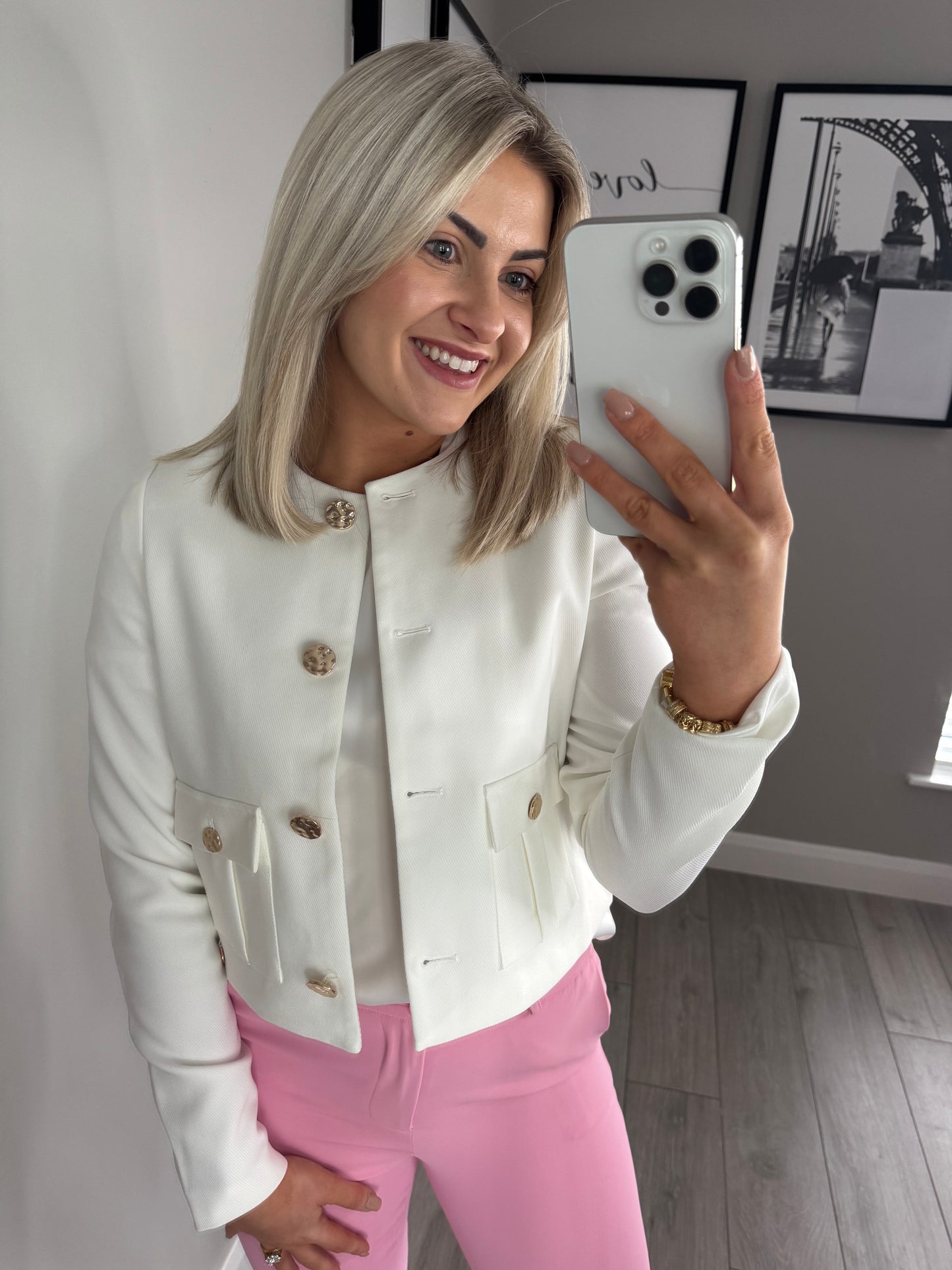 Rant & Rave Libby White Jacket