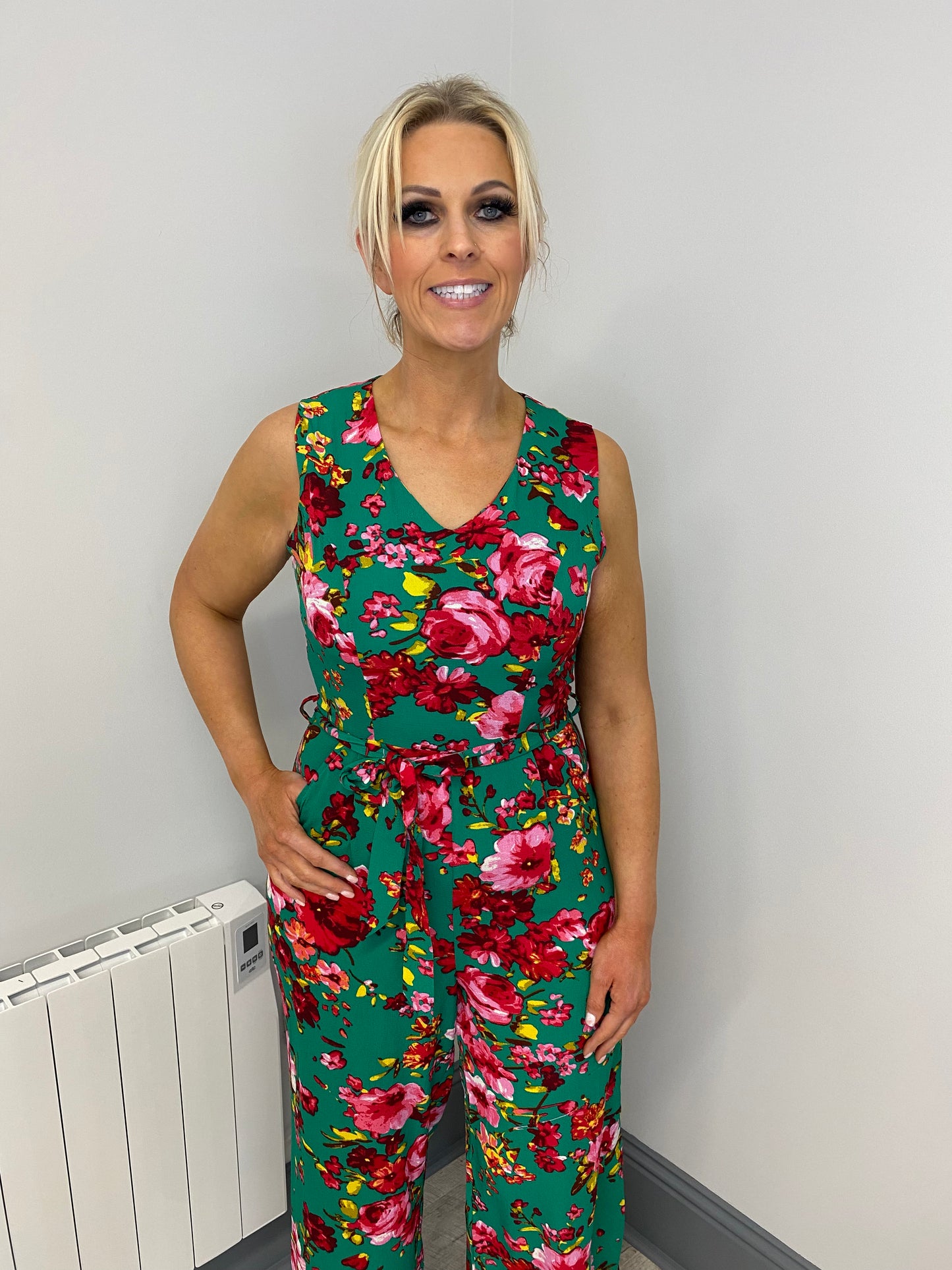 Rant & Rave Alesha Green Jumpsuit